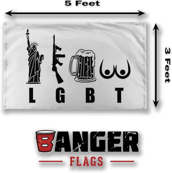 Bold Pride Statement Flag